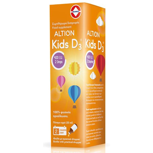 Altion Kids D3 400IU Συμπλήρωμα Διατροφής για Βρέφη & Παιδιά 20 ml