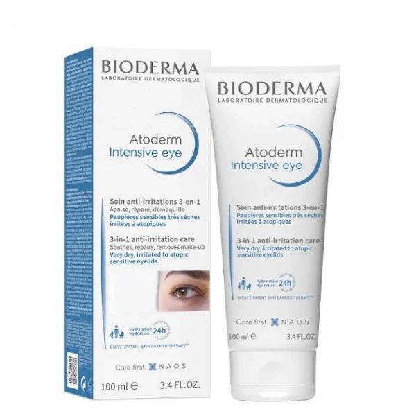 Bioderna Atoderm Intensive Eye 3in1 Anti-Iritation Care Ενυδατική Κρέμα Ματιών 100 ml