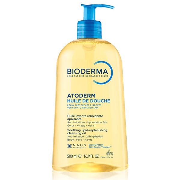 Bioderma Atoderm Ελαιώδες Αφρόλουτρο για την Ξηρή και Ευαίσθητη Επιδερμίδα 500 ml