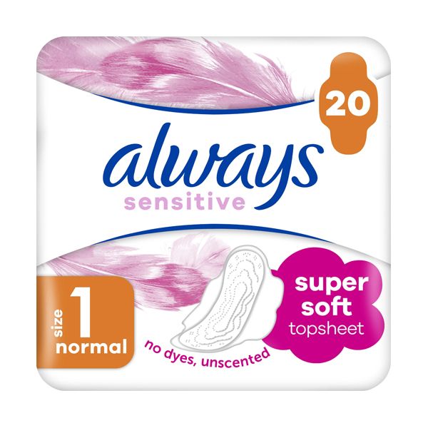 Always Ultra Sensitive Normal Σερβιέτες No1 20 τμχ