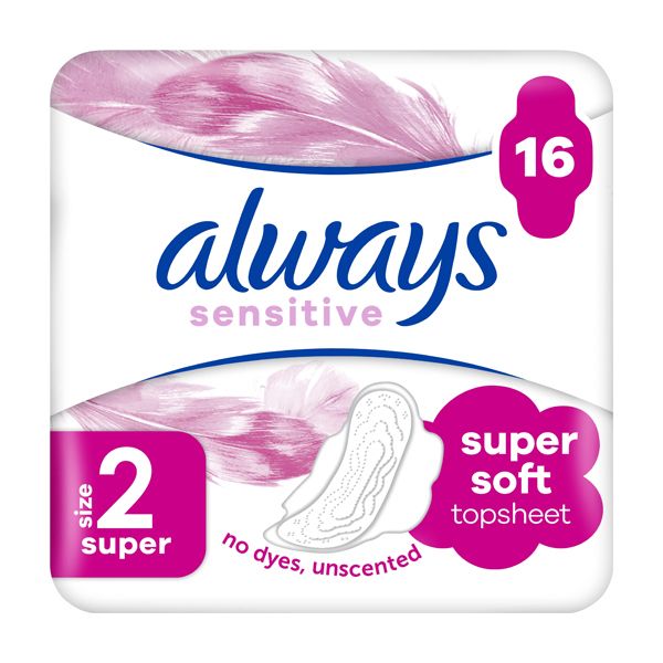 Always Ultra Sensitive Super Σερβιέτες No2 16 τμχ