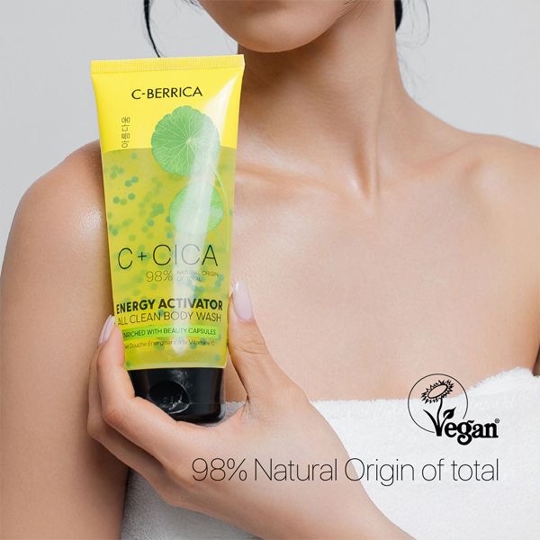 Natura Siberica C+Cica C-Berrica Energy Activator All Clean Body Wash 200 ml