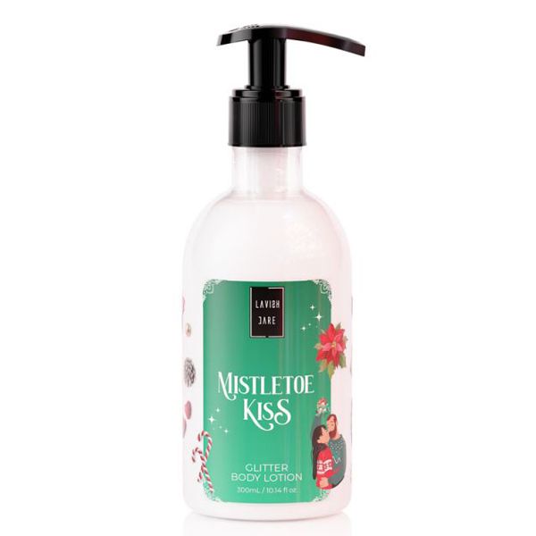 Lavish Care Mistletoe Kiss Christmas Set με Bath & Shower Gel 500 ml & Glitter Body Lotion 300 ml