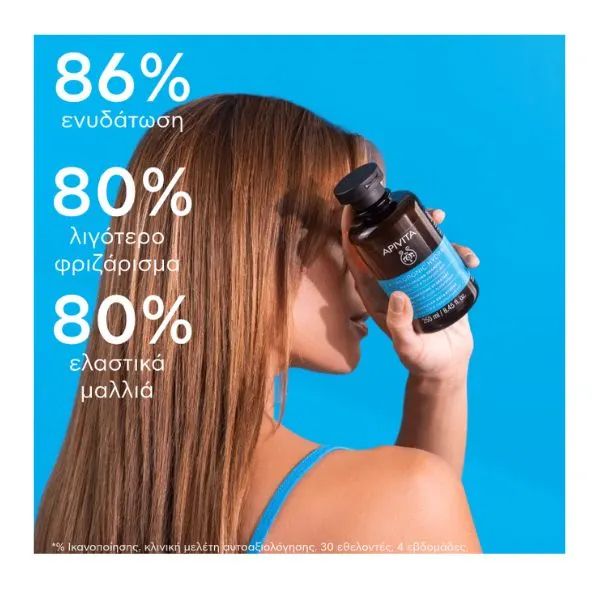 Apivita Hyaluronic Hydra Σαμπουάν Ενυδάτωσης 250 ml