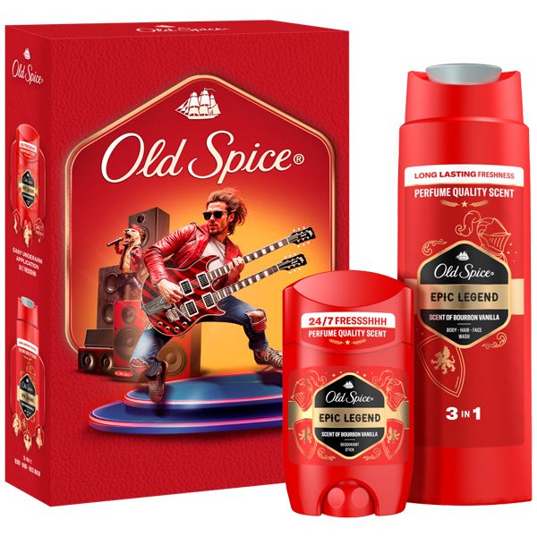 Old Spice Epic Legend Set με Deodorant Stick 50 ml και Shower Gel & Shampoo 250 ml