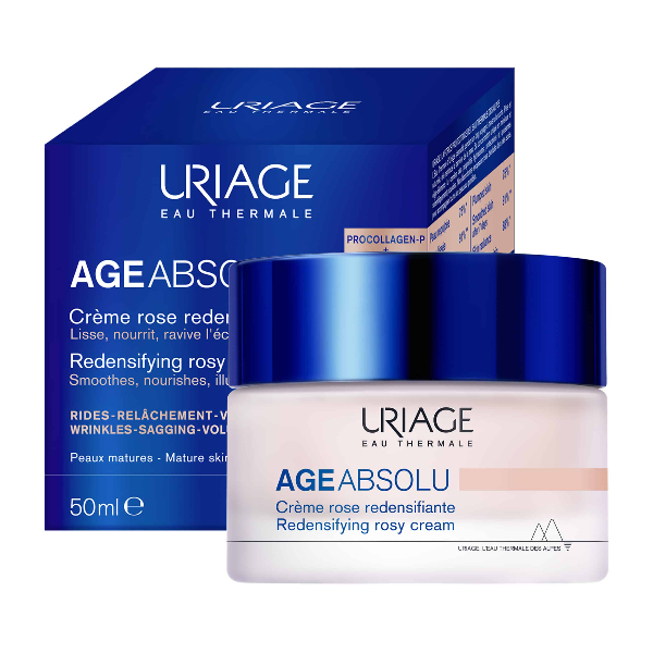 Uriage Age Absolu Redensifying Rosy Cream Αντιγηραντική Κρέμα Ημέρας 50 ml