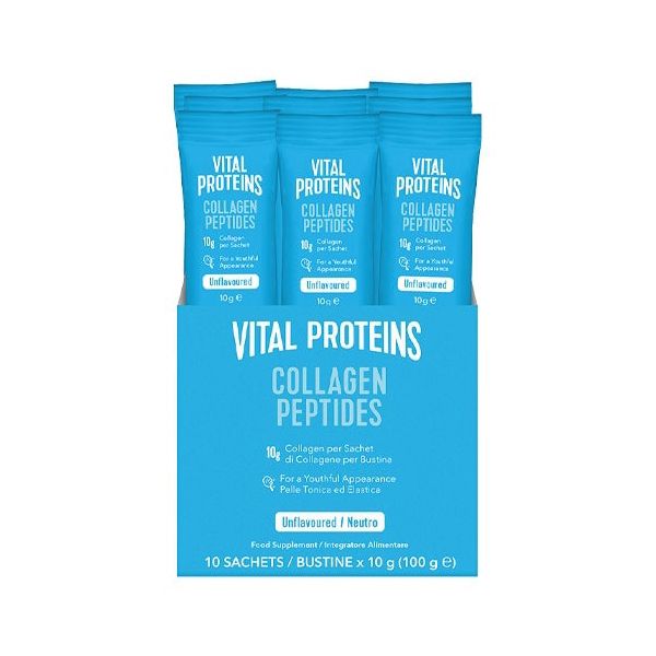 Vital Proteins Collagen Peptides Συμπλήρωμα Διατροφής με Πεπτίδια Κολλαγόνου 10 sachets x 10 gr