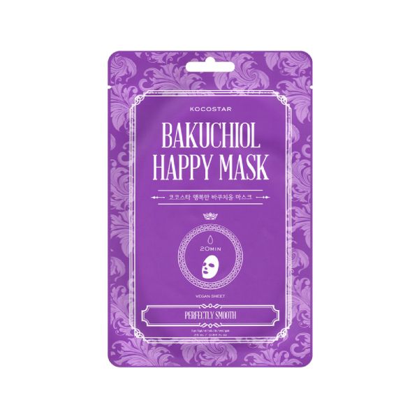 Kocostar Bakuchiol Happy Mask Sheet για Ανανεωμένη και Λεία Επιδερμίδα 1 τμχ
