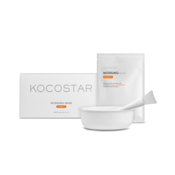 Kocostar Modeling Vitamin C Mask Μάσκα Προσώπου για Λάμψη 5 τμχ