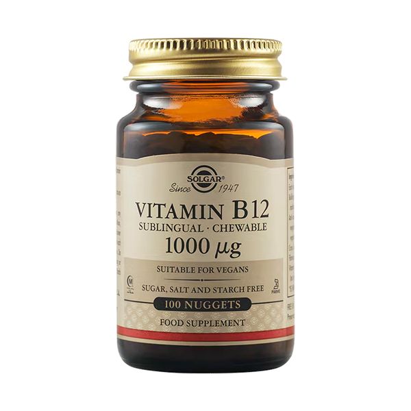 Solgar Vitamin B12 1000 mcg 100 Υπογλώσσια Δισκία