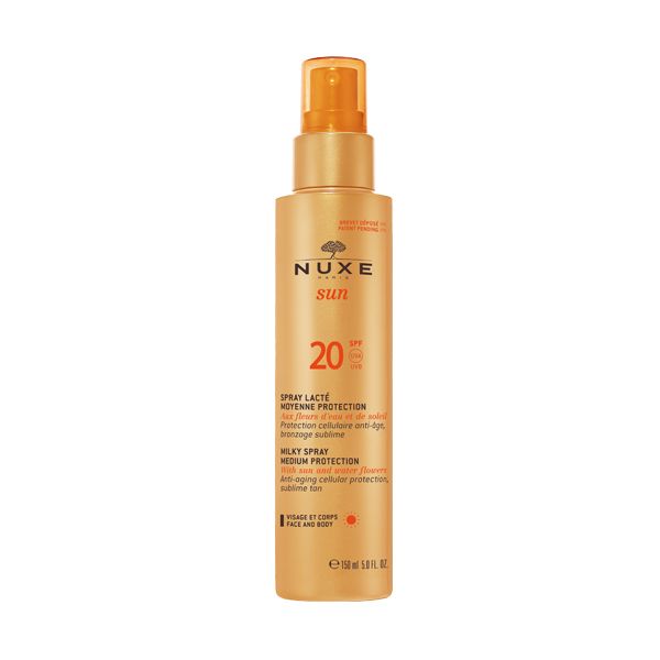 Nuxe Sun Milky Spray Face/Body Medium Protection SPF20 150ml