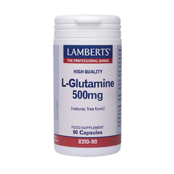 Lamberts L-Glutamine 500mg 90 κάψουλες