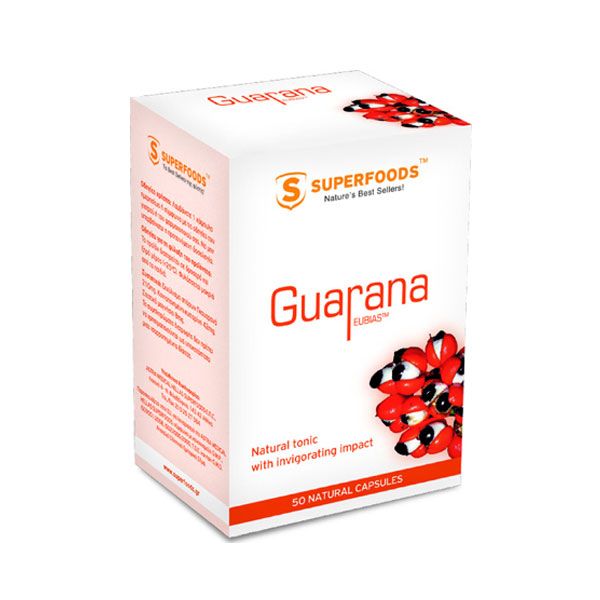 Superfoods Guarana Eubias 50 κάψουλες
