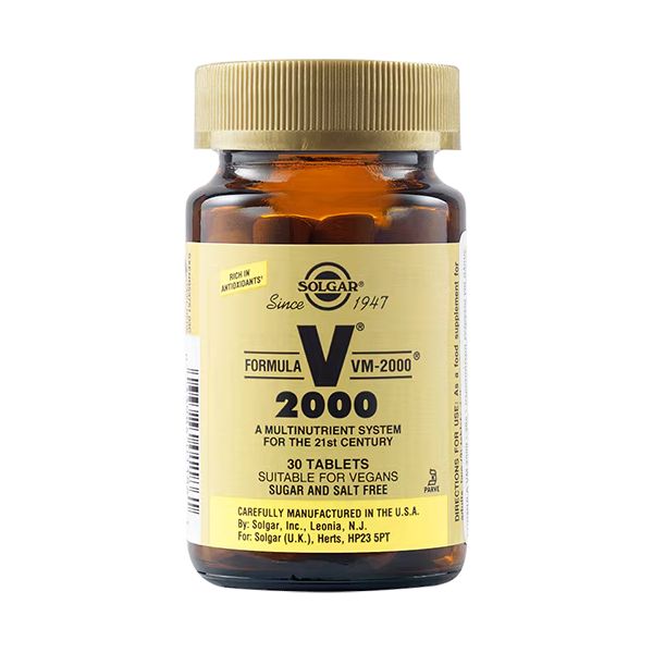 Solgar Formula VM-2000 a Multinutrient System for the 21st Century 30 Ταμπλέτες
