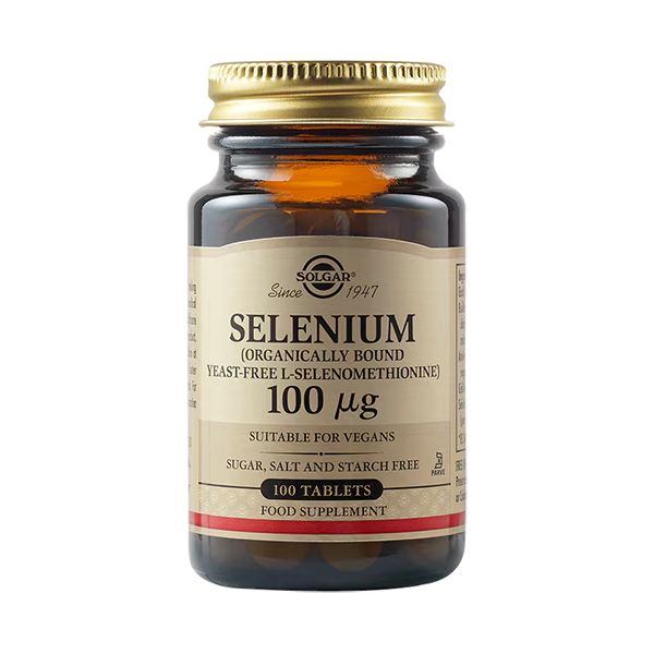 Solgar Selenium (Organically Bound Yeast-Free L-Selenomethionine) 100 mcg 100 Ταμπλέτες