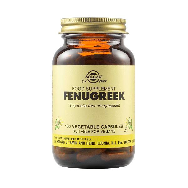 Solgar Fenugreek (Trigonella Foenum-Graecum) 100 Φυτικές Κάψουλες