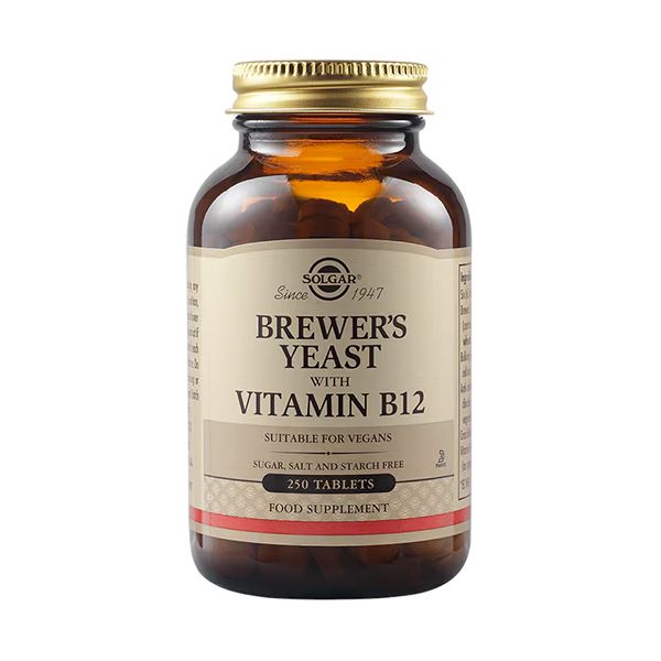 Solgar Brewer's Yeast with Vitamin B12 250 Ταμπλέτες