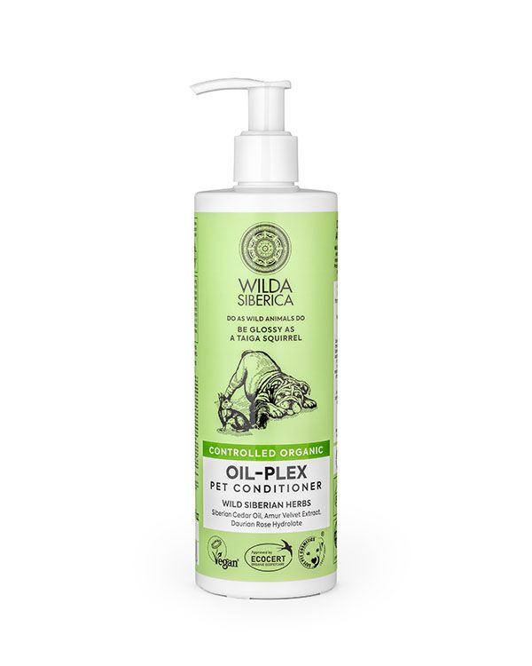 Wilda Siberica Controlled Organic Oil-Plex Pet Conditioner Ενυδατική Μαλακτική για Ζώα με Ξηρό & Θαμπό Τρίχωμα 400 ml