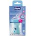 Chicco Natural Feeling Πλαστικό Μπιμπερό με Θηλή Σιλικόνης Μέτριας Ροής Σιέλ 2m+ 250ml 1τμχ