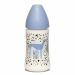 Suavinex Good Dog Blue Πλαστικό Μπιμπερό με Θηλή Σιλικόνης 3 Θέσεων Ροής 0m+ 270ml