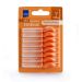 Intermed Ergonomic InterBrush Mini Μεσοδόντια Βουρτσάκια 0.45mm Πορτοκαλί 8 τμχ