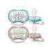Avent Ultra Air Nightime Πιπίλα Σιλικόνης Νυκτός (SCF376/19) 0-6m 2 τμχ